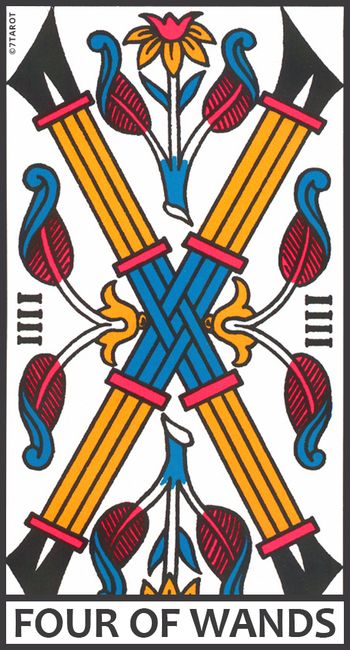 Four Of Wands Meaning In The Tarot 7Tarot